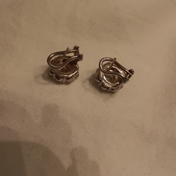 Judith Ripka 925 CZ Daisy Earrings - Picture 4 of 6